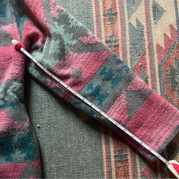 Vintage Eddie Bauer Western Southwest Native American Wool Coat - Picture 11 of 16